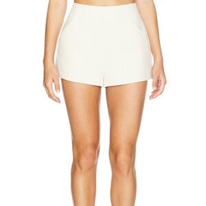 NWOT Irena Hourglass Shorts in Bone
Shona Joy new revolve cream tan